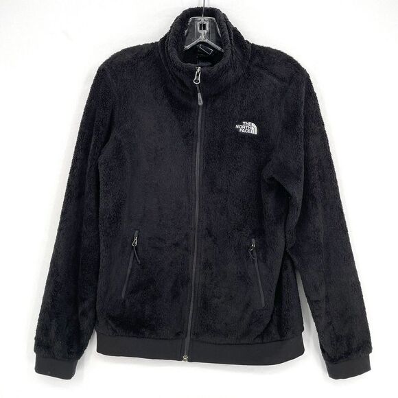 The North Face Jackets & Blazers - North Face Fuzzy Jacket Soft Shell Full Zip Mock Neck Fleece Size Small Black